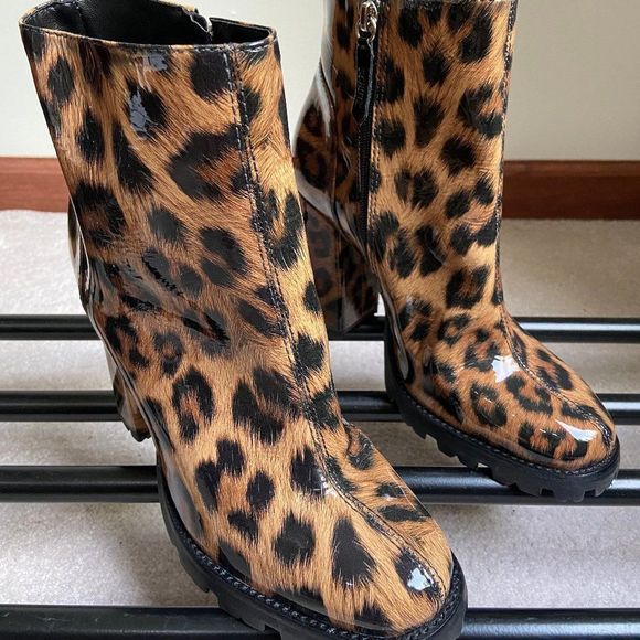 SCHUTZ Nandy Patent Leather Platfor Boots NEW NWOB - Picture 7 of 8